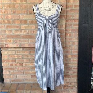Who What Wear Stripe Midi